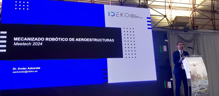 IDEKO expone en MeetechSpain cómo acelerar y optimizar la fabricación de componentes aeronáuticos