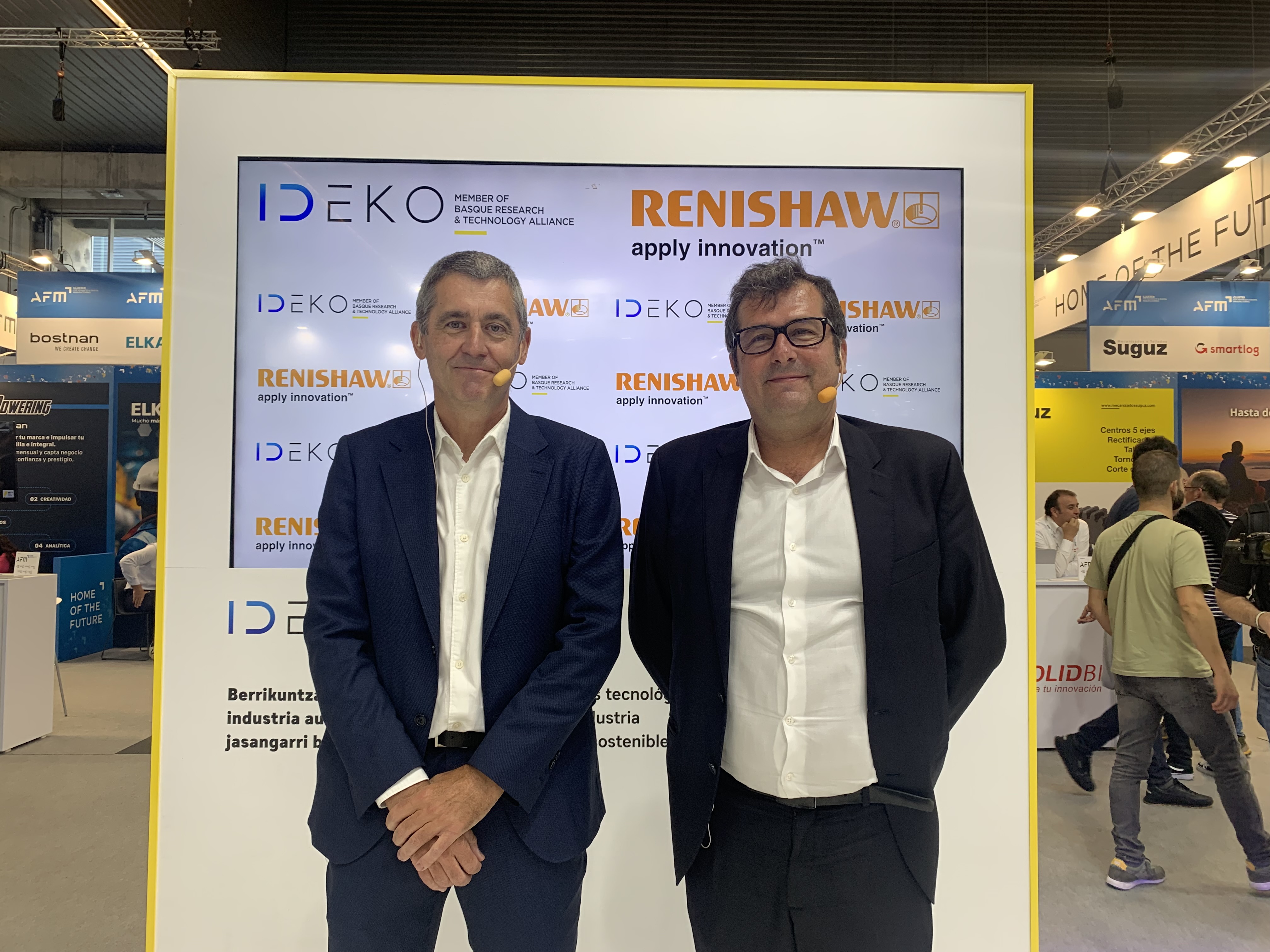 Renishaw and IDEKO technology center sign a collaboration agreement